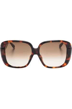 Linda Farrow Mima zonnebril met oversized montuur