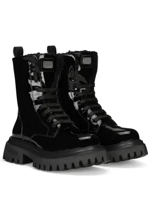 Dolce & Gabbana Leren enkellaarzen