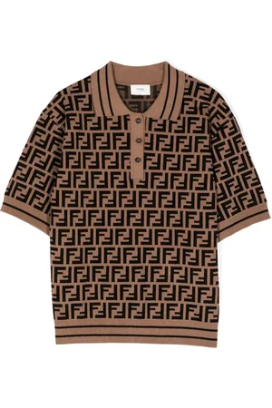 Fendi Poloshirt met logoprint