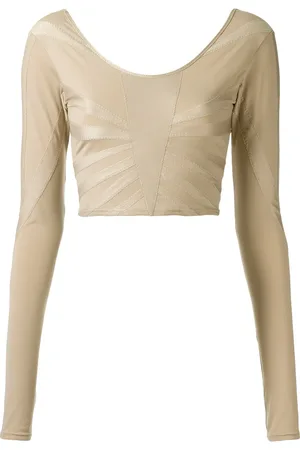 AMIR SLAMA Cropped bikini top
