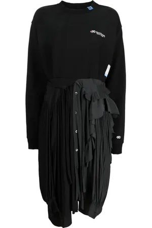 Maison Mihara Yasuhiro Blousejurk met geborduurd logo