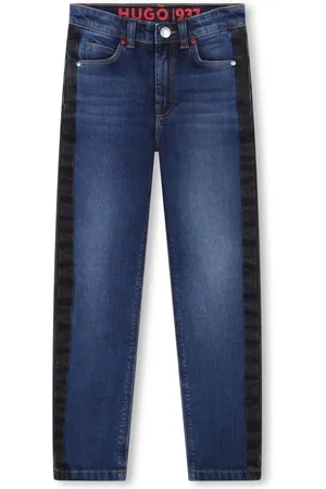 HUGO BOSS Katoenen straight jeans