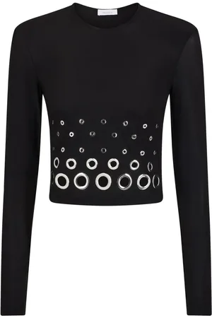 Paco rabanne Cropped top met ringlets