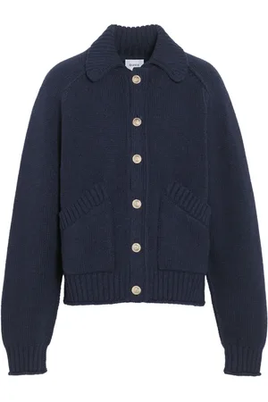 Barrie Grofgebreid kasjmier vest
