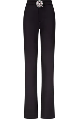 AREA Broek met kristallen broche