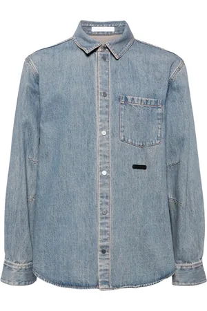 Helmut Lang Gewelfd denim overhemd