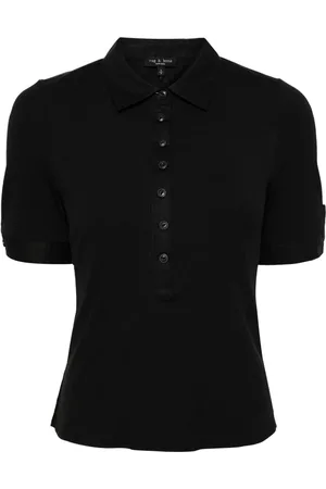 RAG&BONE Geribbeld poloshirt