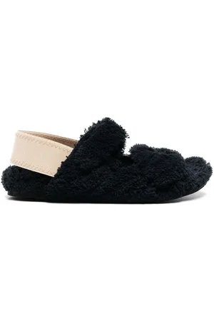 Nº21 Fussbett sandalen met geborduurd logo