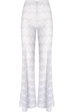 Missoni Lamé broek met zigzag patroon