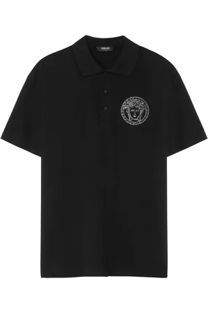 VERSACE Poloshirt met borduurwerk