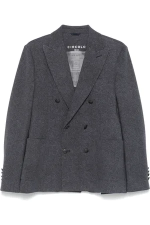 Circolo Blazer met gemêleerd effect