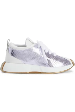 Giuseppe Zanotti Ferox sneakers met slangenleer