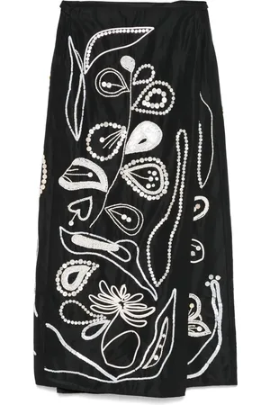 FORTE FORTE Taffeta midi