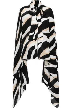 Elie saab Blouse met zebraprint