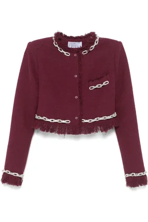 GIUSEPPE DI MORABITO Cropped jack met kristallen ketting