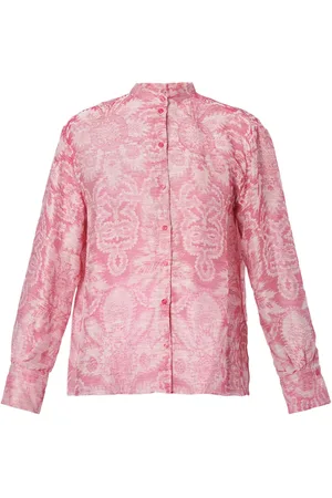 Erdem Blouse met print en open rug