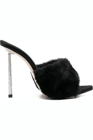 LE SILLA Bella sandalen van imitatiebont