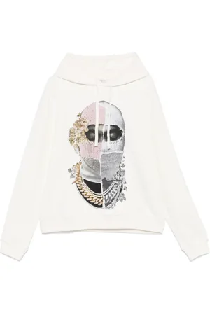 Ih Nom Uh Nit Hoodie met krantenprint
