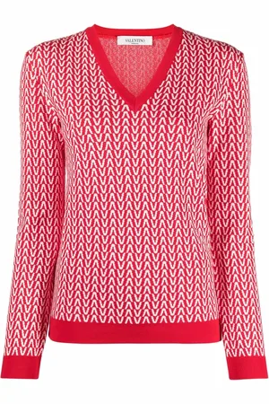 VALENTINO GARAVANI VLogo intarsia trui