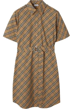 Burberry Geruite katoenen jurk