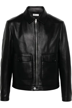 Bally Leren jack met rits