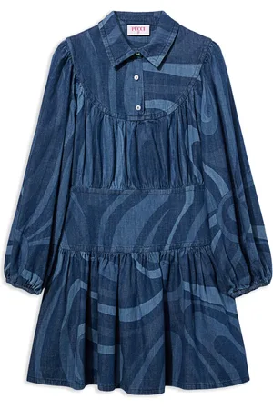 PUCCI Junior Jurk met Marmo print