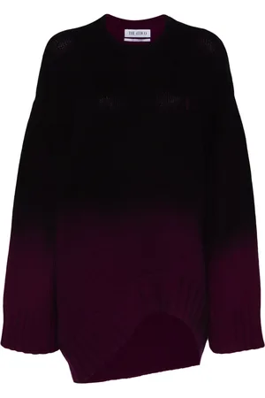 The Attico Lange trui met ombré