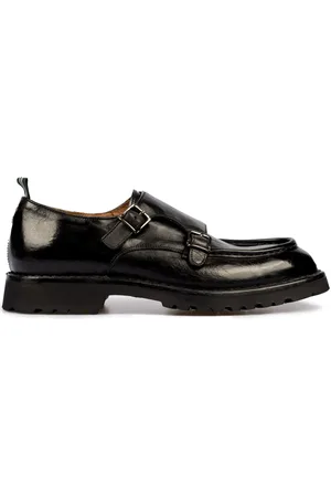 Green george Leren gespschoenen