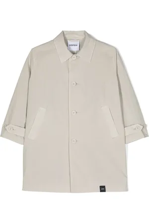 Aspesi Trenchcoat met logopatch