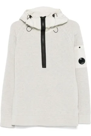 C.P. Company Gebreide hoodie met Lens