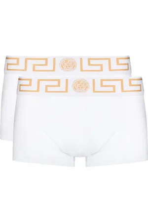 VERSACE Twee boxershorts met Greca design