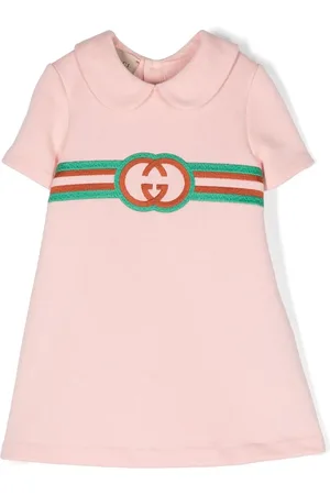 Gucci Jersey jurk met geborduurd GG