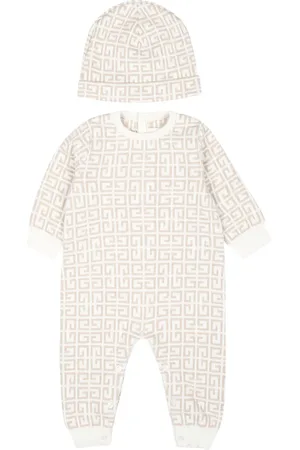 Givenchy Romper en muts met 4G