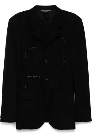 Comme des Garçons Blazer met gerafeld detail