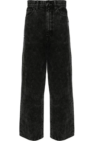 Izzue Straight jeans met acid wassing