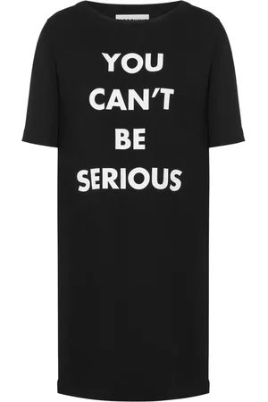 Moschino Jurk met ronde hals en print