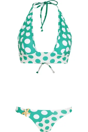 AMIR SLAMA X Jade Jade bikini met stippen