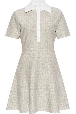 Givenchy Jurk met monogram van wolblend