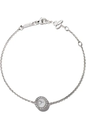 Chopard 18kt witgoud Happy Diamonds Icons armband