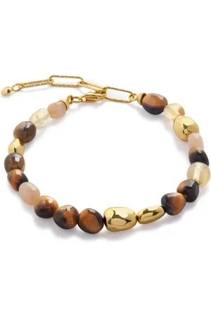 Monica Vinader Rio kralenarmband met edelsteen