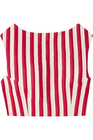 Destree Richard gestreepte cropped top