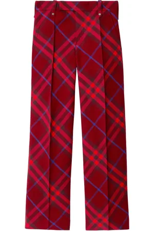Burberry Geruite broek