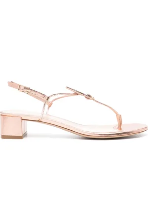Giorgio Armani 35 mm gelamineerde leren sandalen