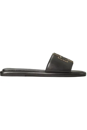 Tory Burch Slippers met dubbele T