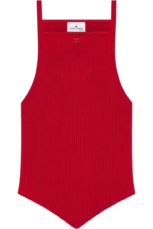 Courrèges Ribgebreide tanktop