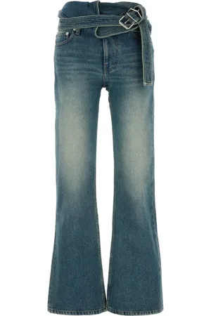 Y / PROJECT Jeans met gewikkelde riem