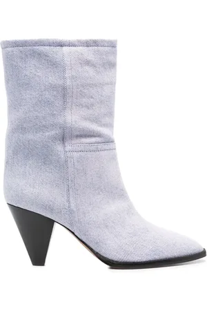 Isabel Marant 75mm Rouxa suède laarzen