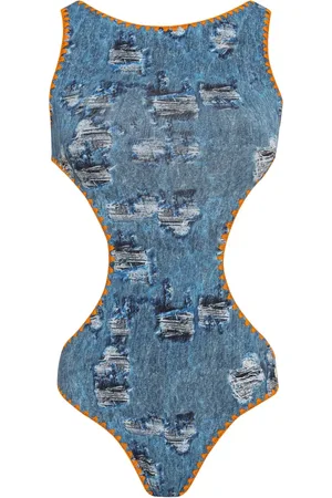 Brigitte Badpak met denim print