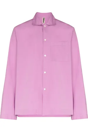 Tekla Pyjamashirt van popeline
