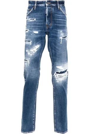 Dsquared2 Gerafelde jeans